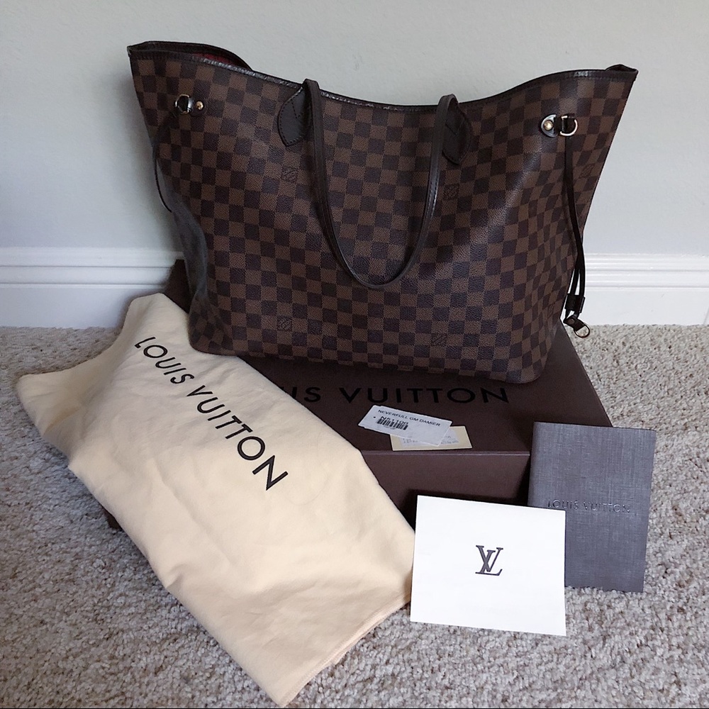 Louis Vuitton Neverfull GM Damier with receipt